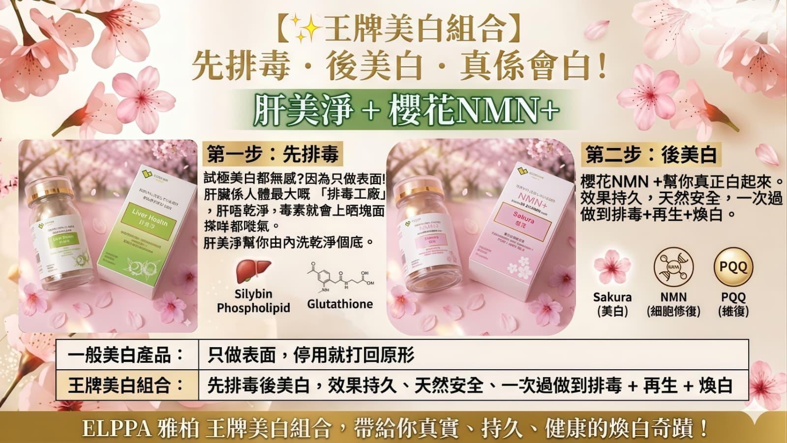 Liver Health + Sakura NMN+ combination